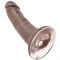 Dildo di gomma da 17 cm