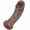 Fallo realistico marrone da 20 cm king cock