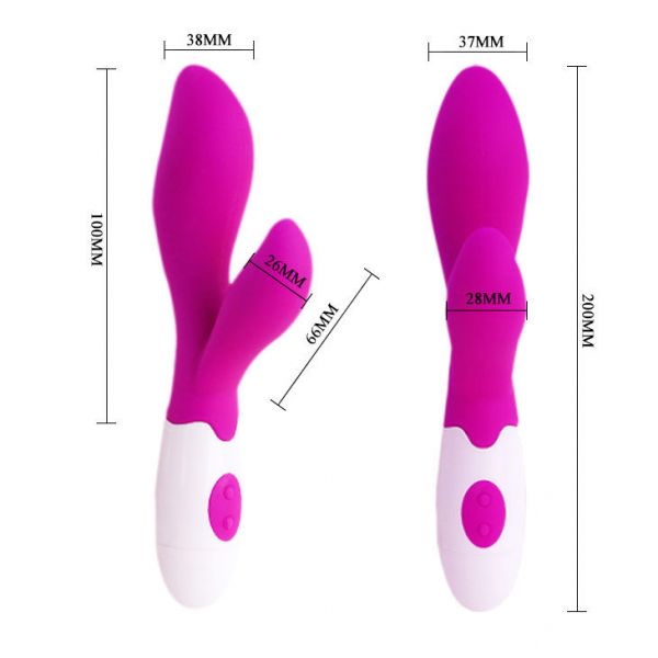 Newman Vibratore rabbit con stimolazione del clitoride