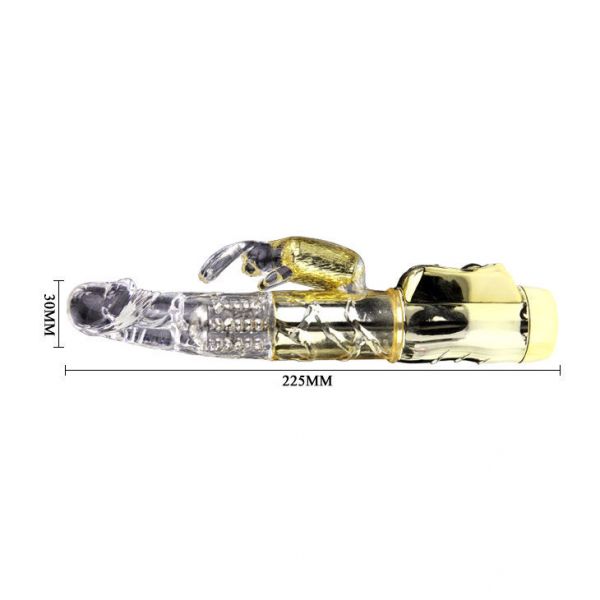 Vibratore rabbit Gold Lover