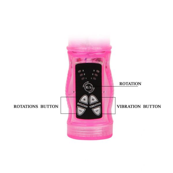 Vibratore rabbit Happy Angel Rosa
