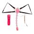 Stimolatore clitorideo butterfly strap-on
