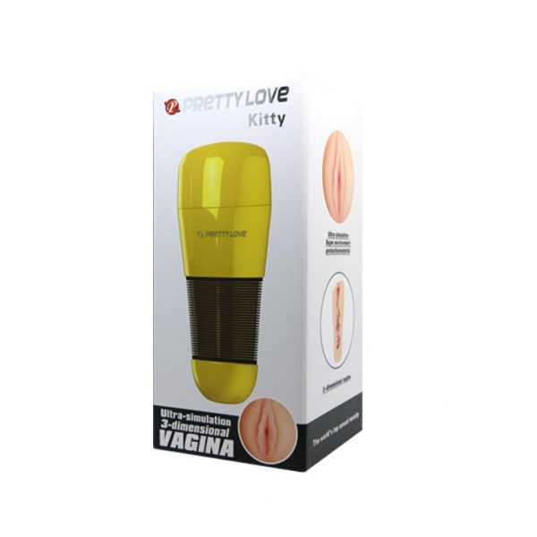 Vagina masturbatore con stimolazione maschile Kitty 3