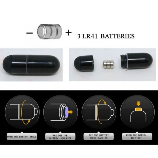 Anello vibratore Lingus Nero