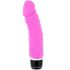VIBRATORE CLASSICO IN SILICONE ROSA 16 CM