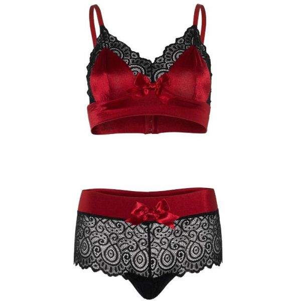 Set 2 Pezzi nero e rosso