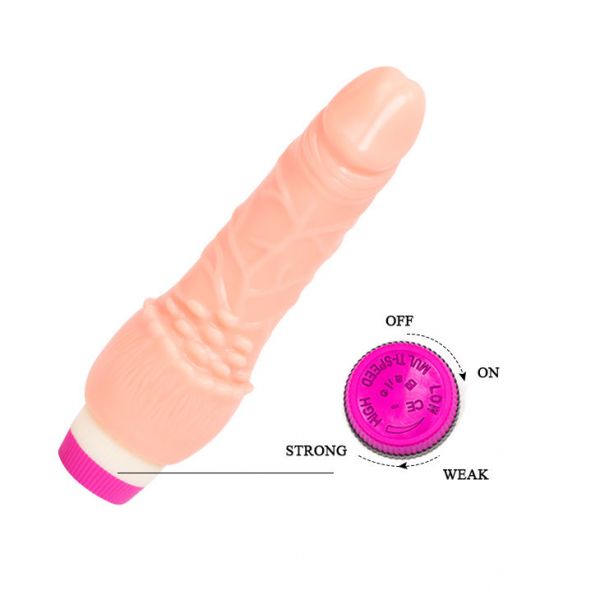 Vibratore realistico con stimolazione clitoride Baile