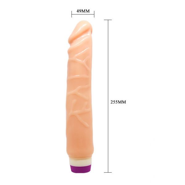 Vibratore realistico gigante 25,5 cm