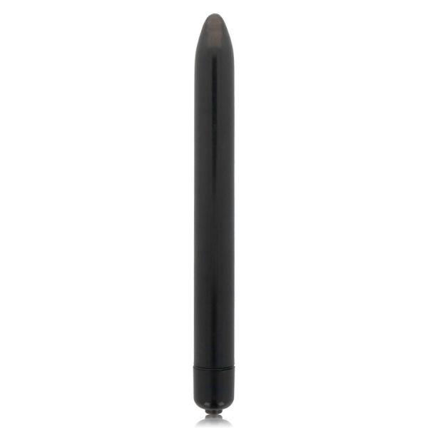 Glossy slim vibratore nero