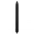 Glossy slim vibratore nero