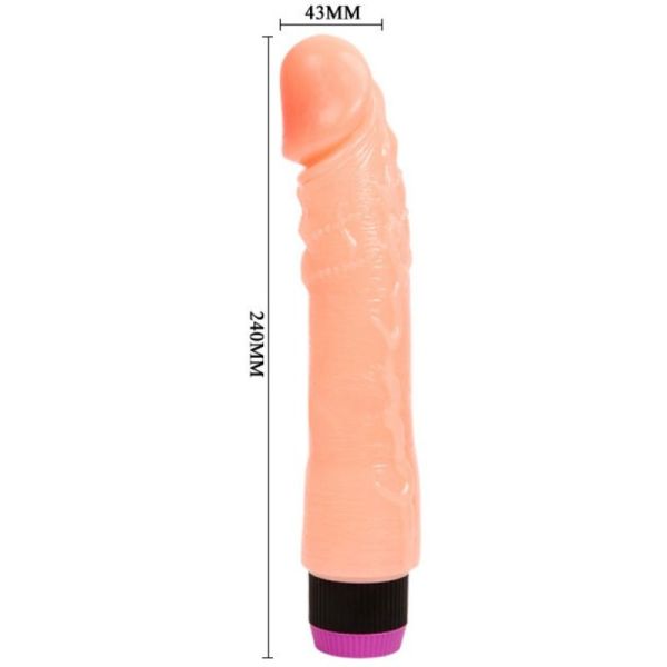 Vibratore realistico con multi velocità da 24 cm