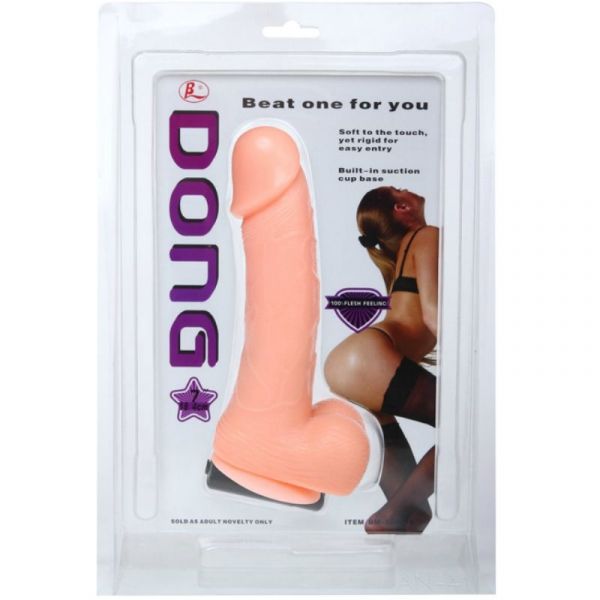 Dildo con rotazione e vibrazione 20 cm