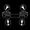 Manette Fetish submissive spreader bar