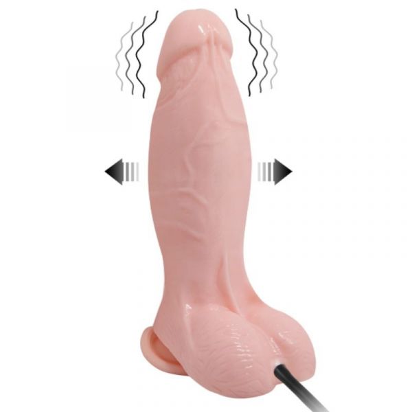 Vibratore gonfiabile con ventosa in TPR