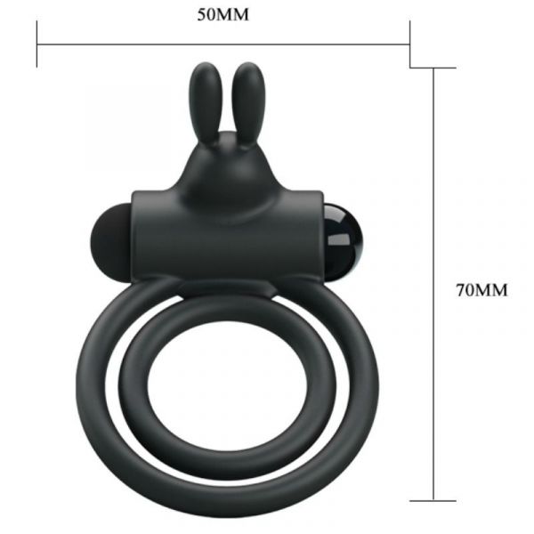 Anello vibrante in silicone 