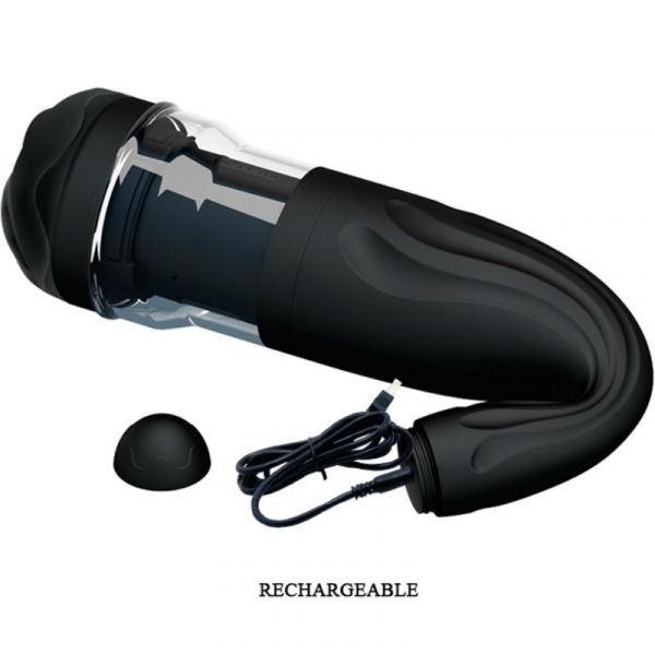 Breton multifunction rechargeable masturbator
