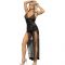 Subblime Abito lungo in pizzo con motivo floreale S/M