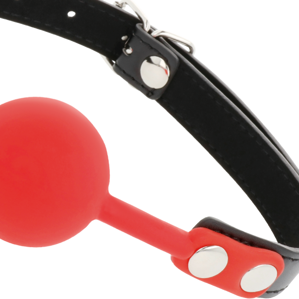 Darkness ball Morso in silicone rosso