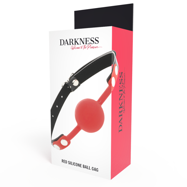 Darkness ball Morso in silicone rosso