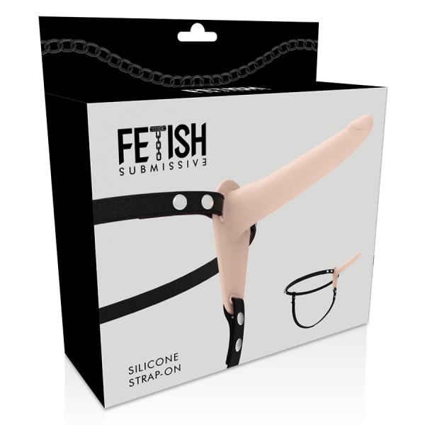 Strapon femminile in silicone con cintura elastica