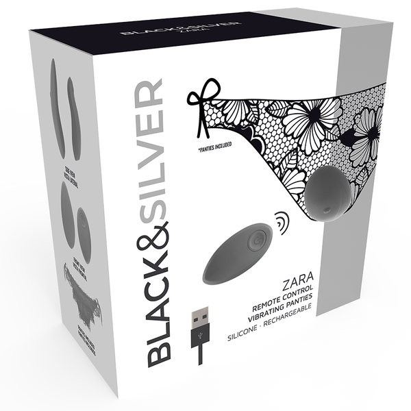 Black & silver Zara Slip vibrante wireless e vibrazioni silenziose