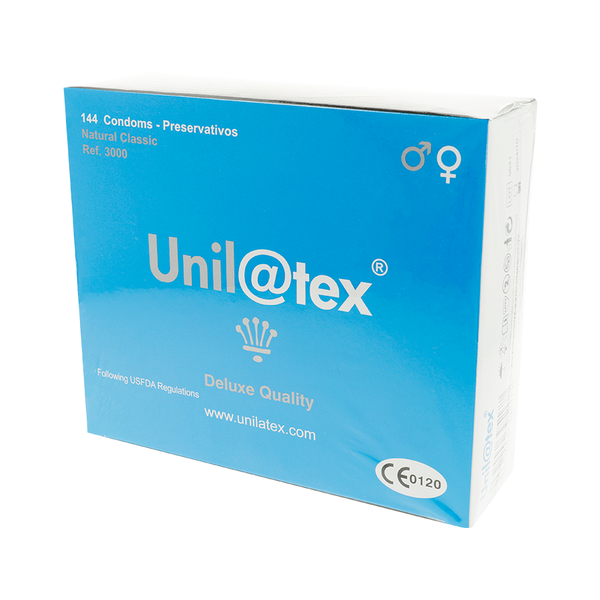 Profilattici naturali Unilatex 144 pezzi