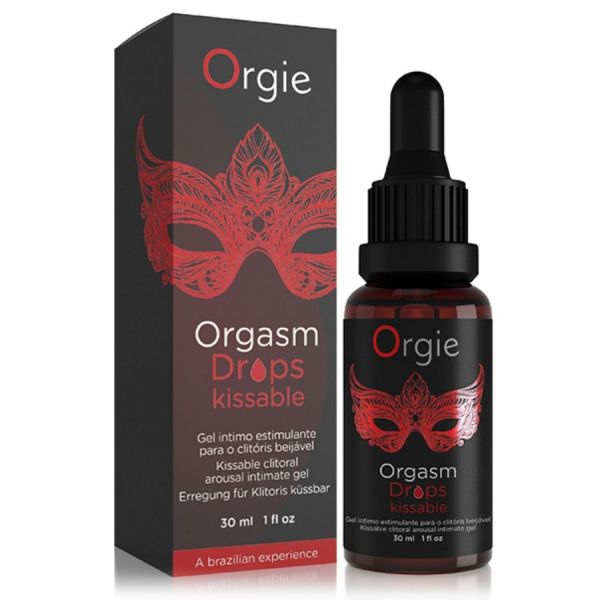 Gocce eccitanti per clitoride orgasm drops kissable