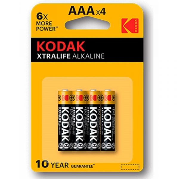 Batteria alcalina kodak xtralife AAA lr6 blister * 4
