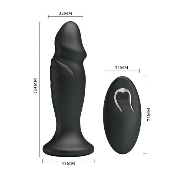 Plug vibratore anale di Pretty Love