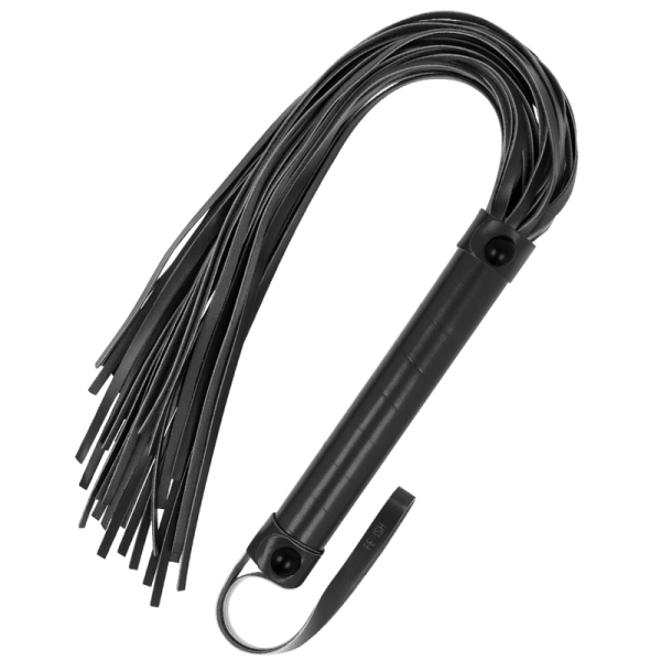 Frusta in pelle vegana - Black