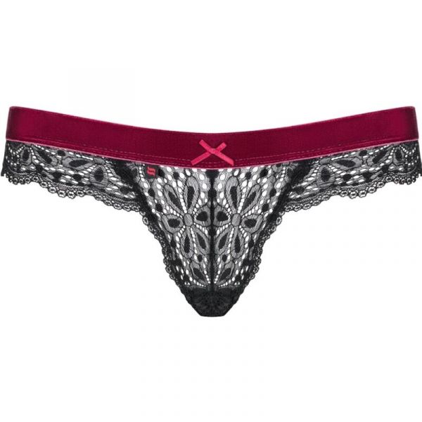 Rossita Perizoma forma di fiocco bordeaux