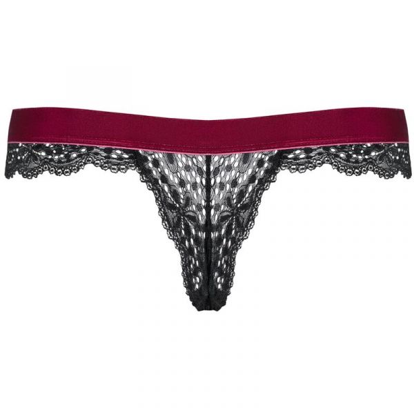 Rossita Perizoma forma di fiocco bordeaux