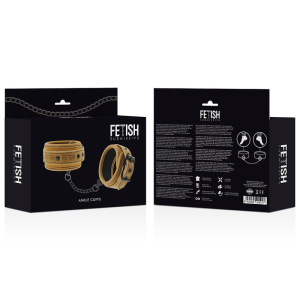 Manette in pelle vegan Fetish submissive origin