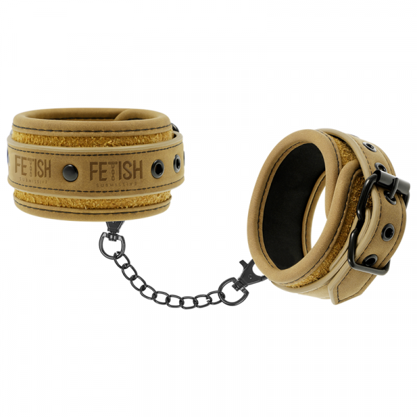 Manette in pelle vegan Fetish submissive origin
