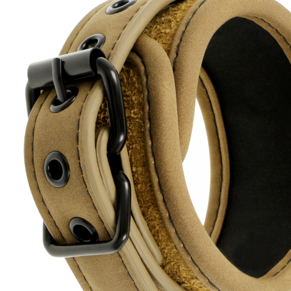 Manette in pelle vegan Fetish submissive origin