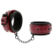 Manette in pelle vegan Fetish submissive dark room