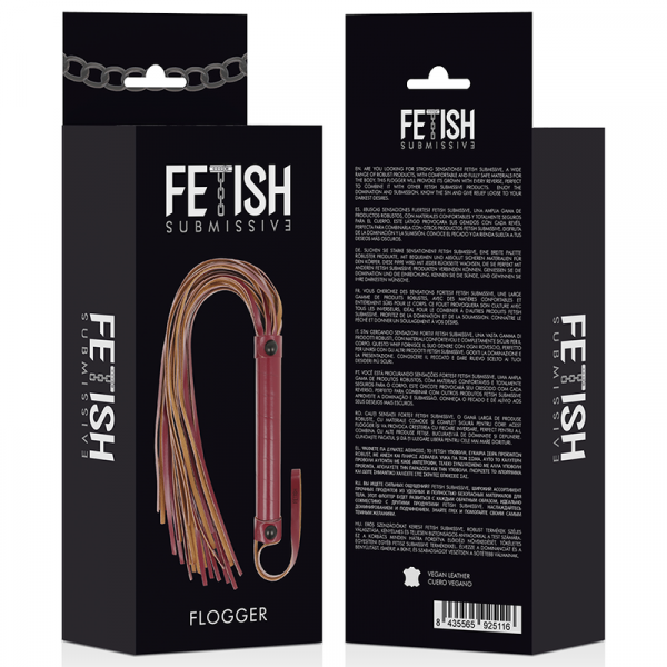 Fetish submissive dark room - frusta in pelle vegana
