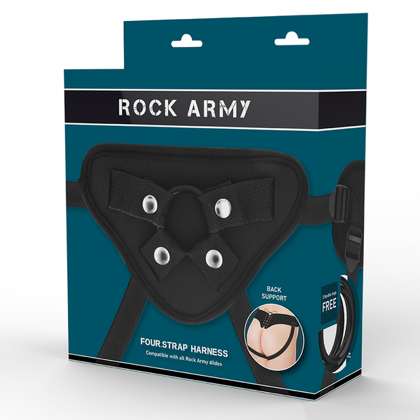 Imbracatura regolabile e anelli flessibili harness rockarmy