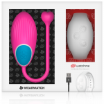 Uovo rosa vibratore wireless e orologio smart