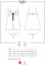 Kisselent Push Up babydoll con perizoma