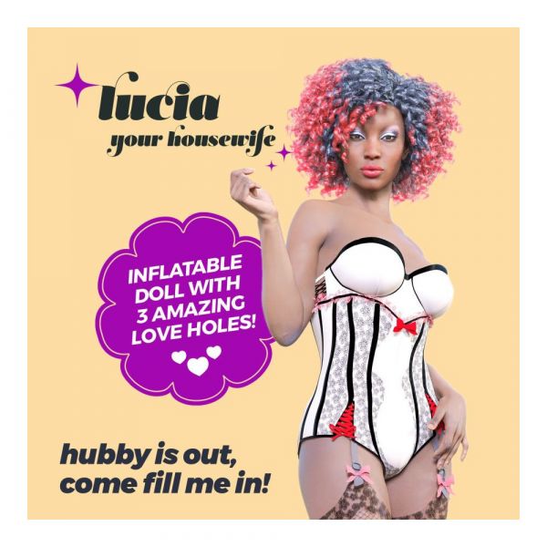 Lucia la casalinga bambola gonfiabile