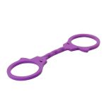 Manette in silicone per giochi erotici viola