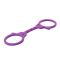Manette in silicone per giochi erotici viola