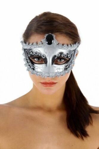 Maschera a eyemask venecianne silver