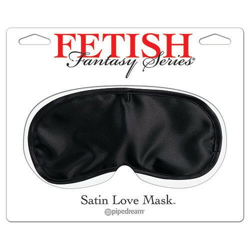 MASCHERINA NERA FETISH SATIN