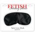 MASCHERINA NERA FETISH SATIN