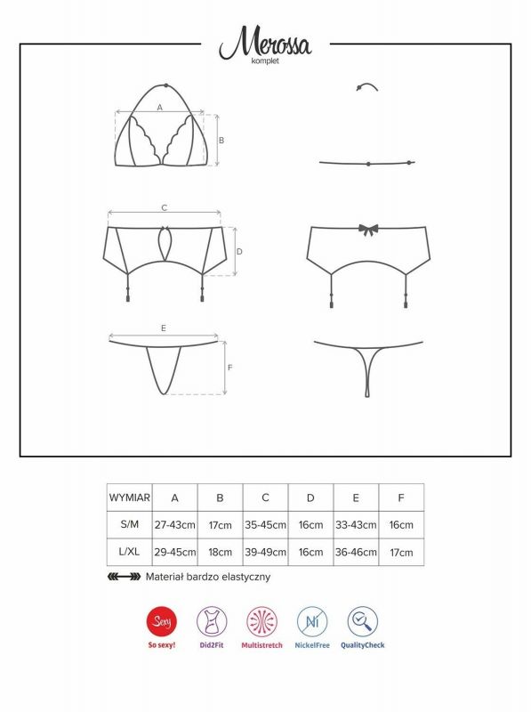 Merossa Completo intimo 3pz