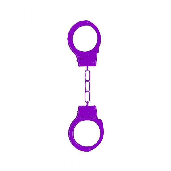 Manette metalliche viola da bondage