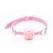 Breathable Morso a sfera per bocca (Rosa)