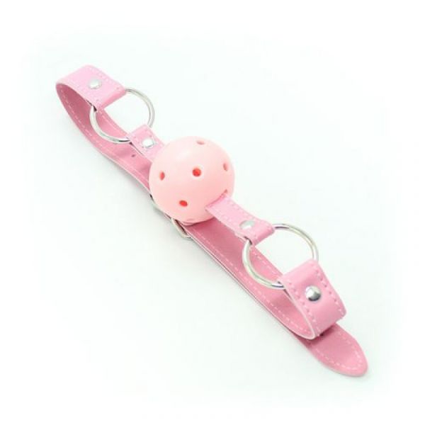 Breathable Morso a sfera per bocca (Rosa)